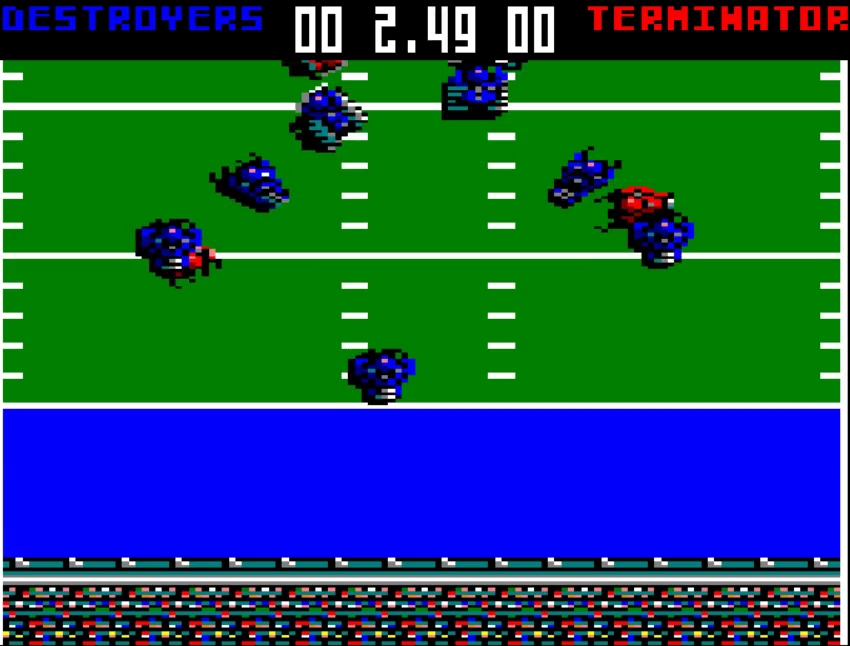 Cyberball - Amstrad CPC game screenshot (1990) by Domark