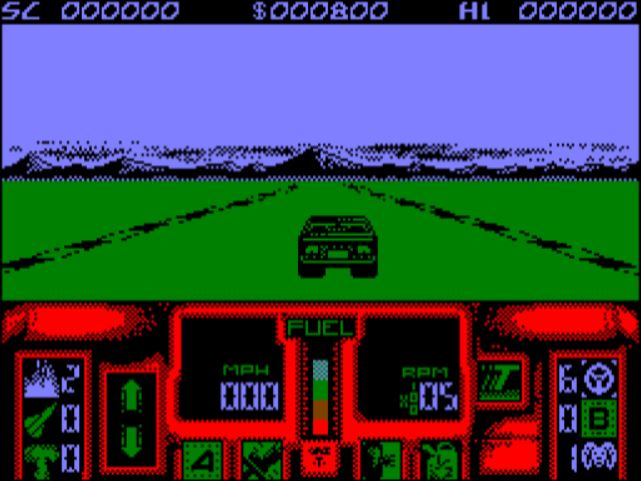 Overlander - Amstrad CPC game screenshot (1988) by Elite