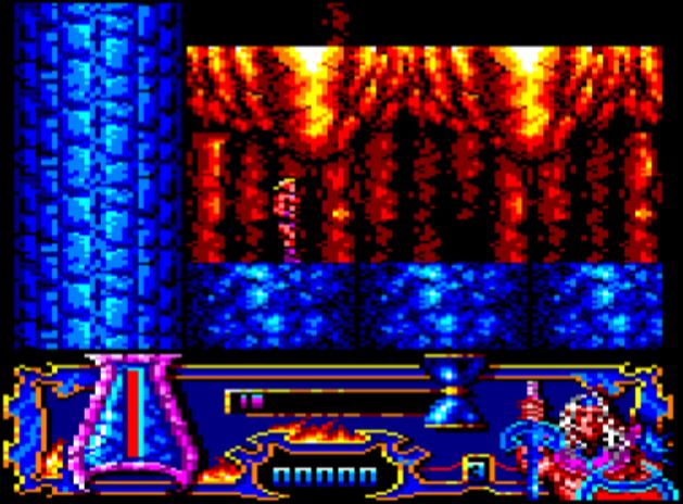 Satan - Amstrad CPC game screenshot (1989) by Dinamic