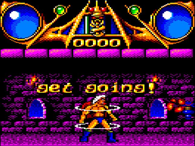 Savage - Amstrad CPC game screenshot (1988) by Firebird