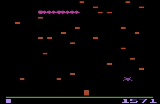 Centipede - Atari 2600 game screenshot (1983) by Atari