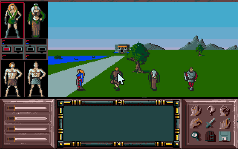 Drakkhen - Atari ST game screenshot (1989) by Infogrames