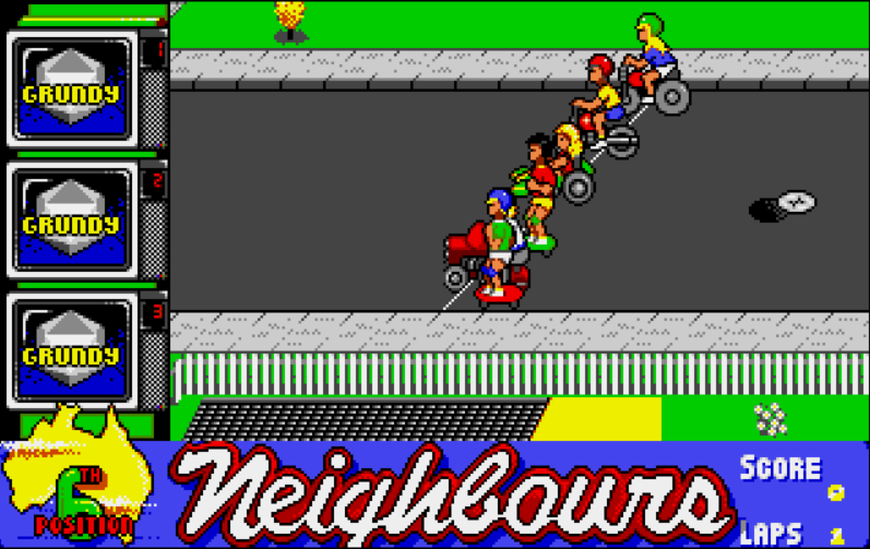 Neighbours - Atari ST game screenshot (1991) by Zeppelin