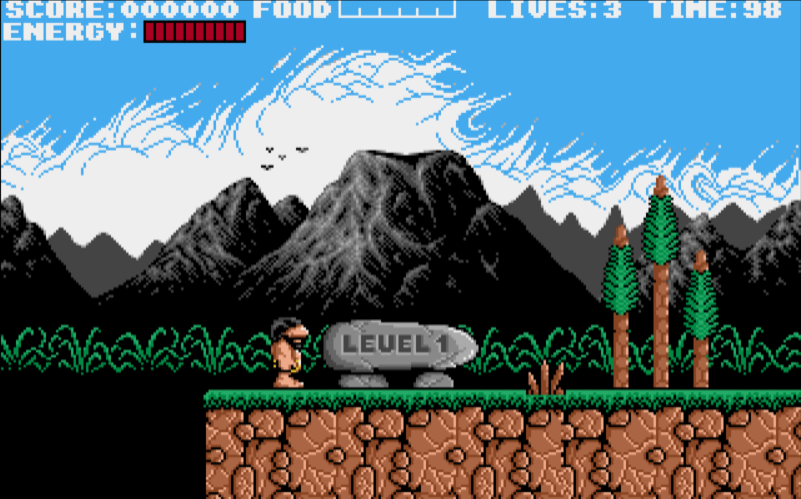 Prehistorik - Atari ST game screenshot (1991) by Titus