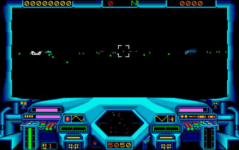 Starglider - Atari ST game screenshot (1986) by Rainbird