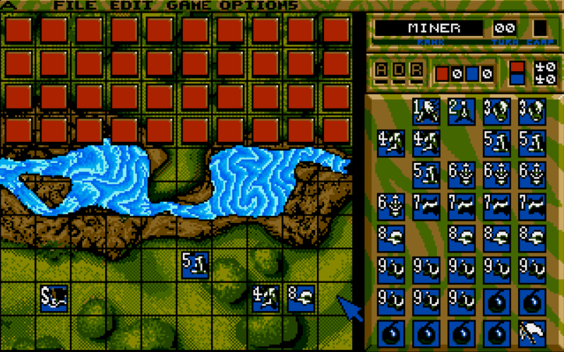 Stratego - Atari ST game screenshot (1991) by Accolade