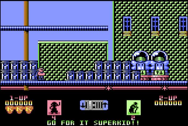 Superkid - Commodore 64 game screenshot (1990) by Atlantis