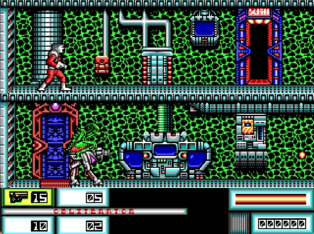 Obliterator - DOS game screenshot (1989) by Psygnosis