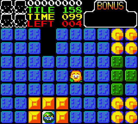 Skweek - Game Gear game screenshot (1991) by Loriciels