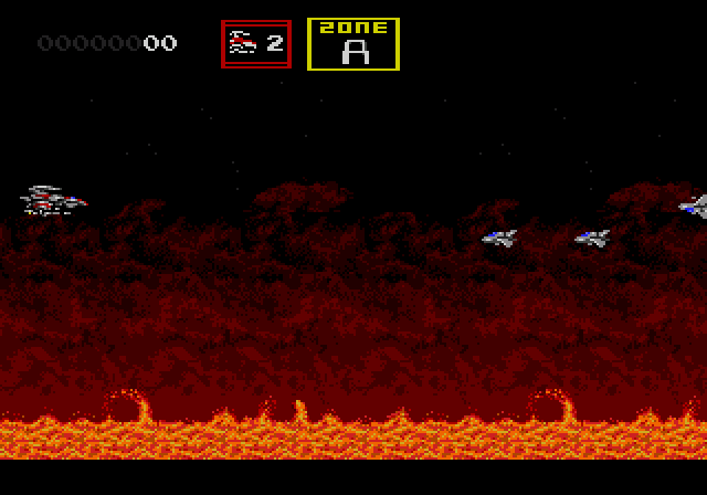 Sagaia - Megadrive game screenshot (1990) by Taito
