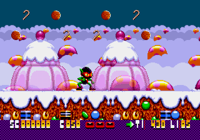 Zool - Megadrive game screenshot (1993) by GameTek