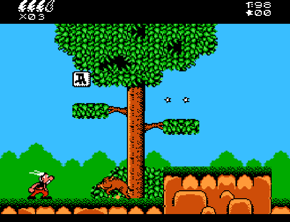 Asterix - NES game screenshot (1993) by Infogrames