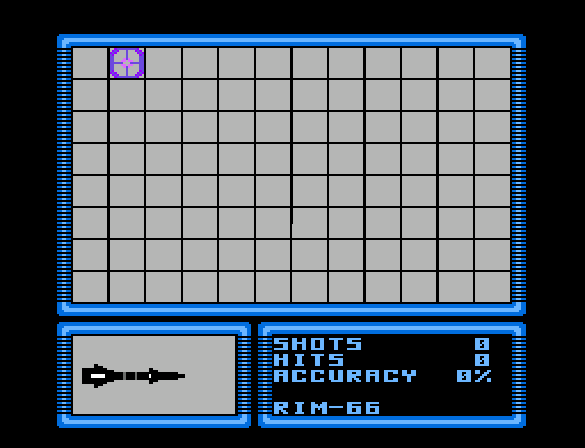 Battleship - NES game screenshot (1993) by Mindscape