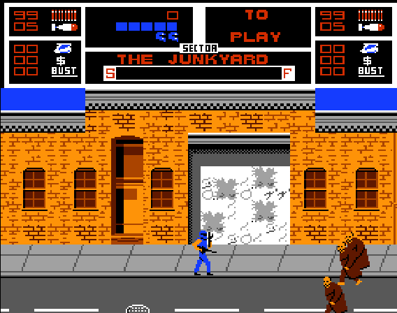 NARC - NES game screenshot (1990) by Acclaim