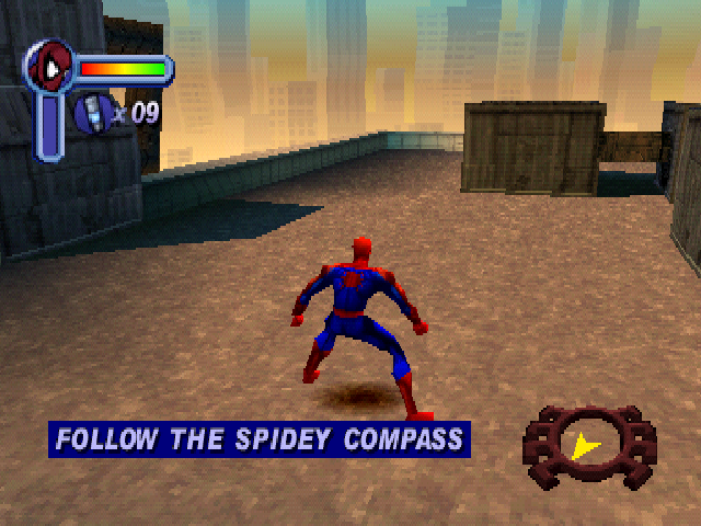 Spider-Man - PlayStation game screenshot (2000) by Activision