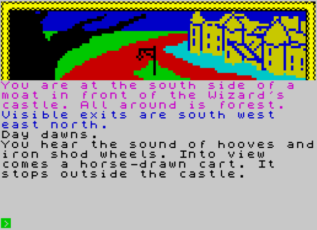 Ashkeron! - ZX Spectrum game screenshot (1985) by Mirrorsoft