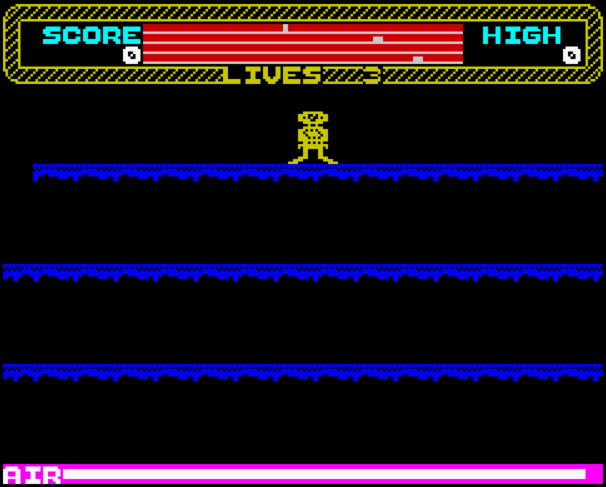Atlantis - ZX Spectrum game screenshot (1985) by Anirog