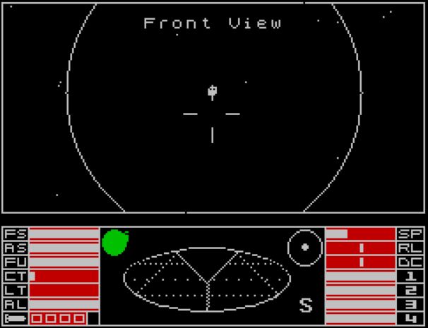 Elite - ZX Spectrum game screenshot (1985) by Firebird