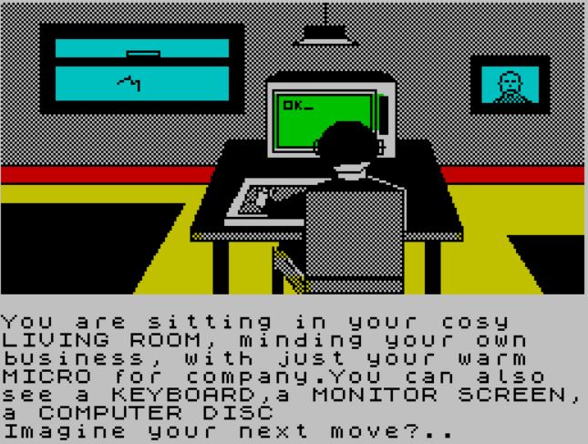 Imagination - ZX Spectrum game screenshot (1987) by Firebird