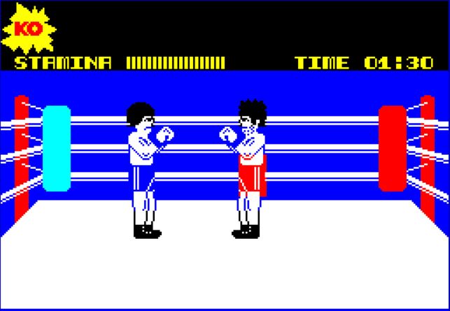KnockOut! - ZX Spectrum game screenshot (1985) by Alligata