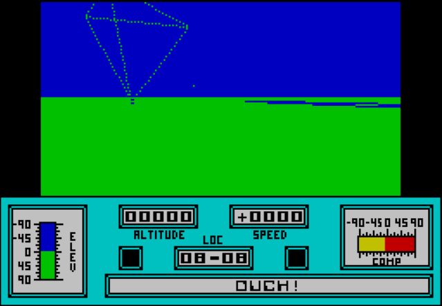 Mercenary - ZX Spectrum game screenshot (1987) by Novagen