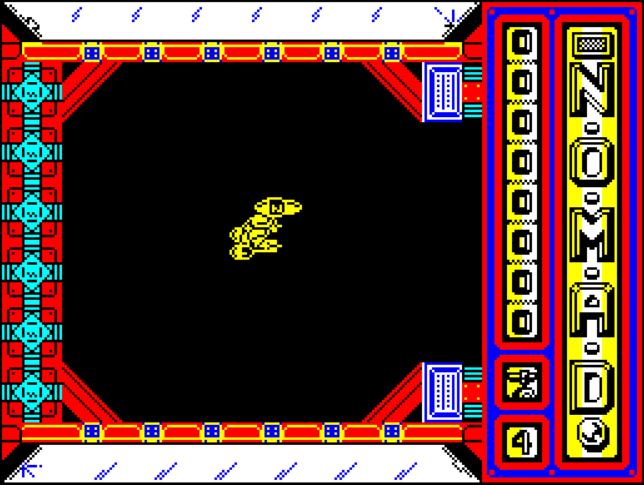 NOMAD - ZX Spectrum game screenshot (1985) by Ocean
