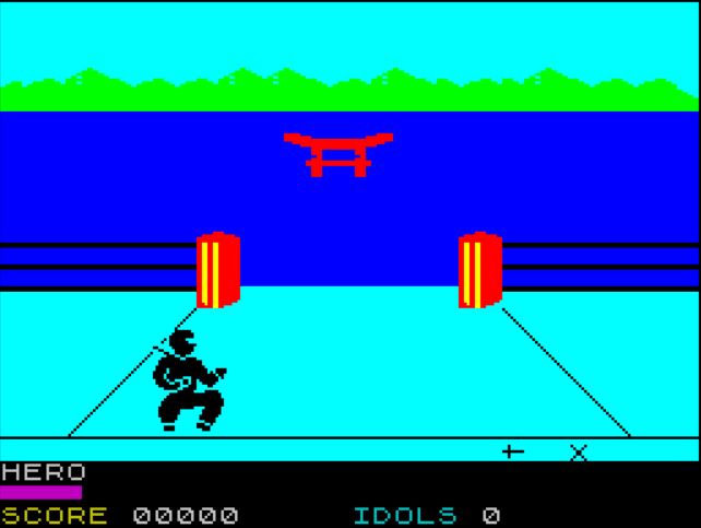 Ninja - ZX Spectrum game screenshot (1987) by Mastertronic
