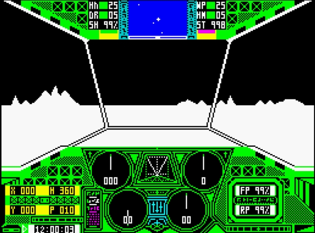 Prowler - ZX Spectrum game screenshot (1987) by Mastertronic