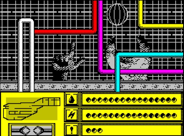 Rasterscan - ZX Spectrum game screenshot (1987) by Mastertronic