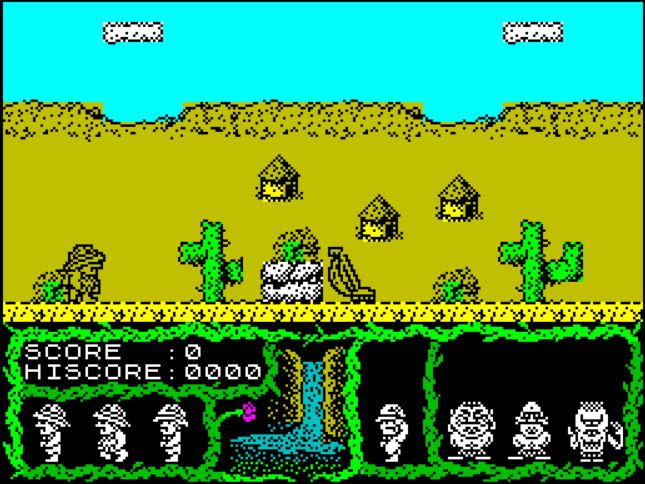 Terramex - ZX Spectrum game screenshot (1987) by Grandslam